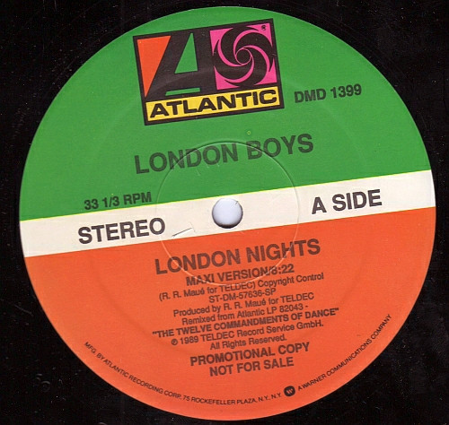 London Boys - London Nights | Atlantic (DMD 1399) - main