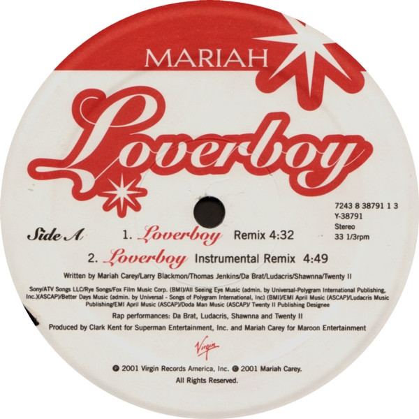 Mariah Carey - Loverboy | Virgin (Y-38791) - 3