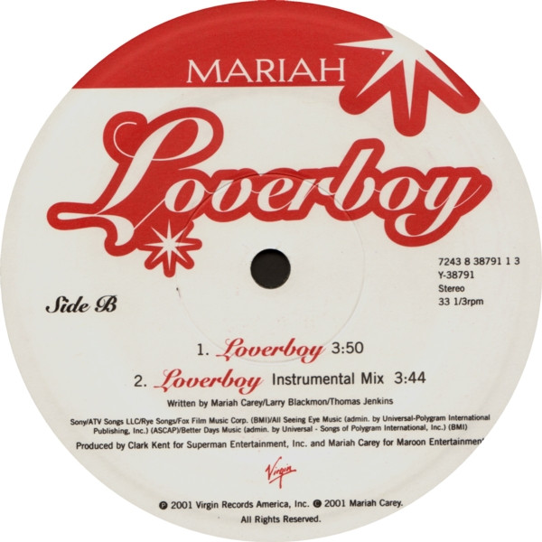 Mariah Carey - Loverboy | Virgin (Y-38791) - 4