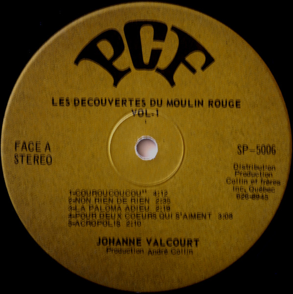 Various - Les Découvertes Du Moulin Rouge, Vol.1 | PCF (SP-5006) - 3