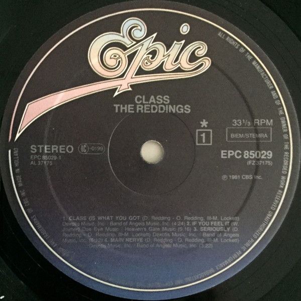 The Reddings - Class | Epic (EPC 85029) - 3 The Reddings - Class | Epic (EPC 85029) - 3