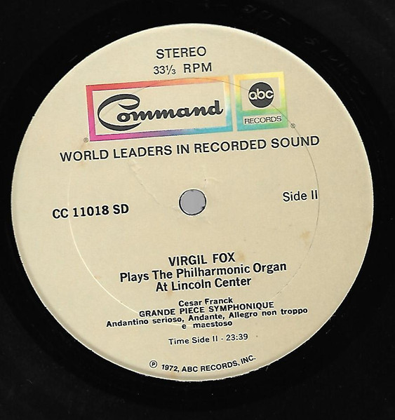Virgil Fox Plays The Philharmonic Hall Organ At Lincoln Center For The Performing Arts