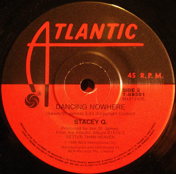 Stacey Q - Two Of Hearts | Atlantic (7-89381) - 2