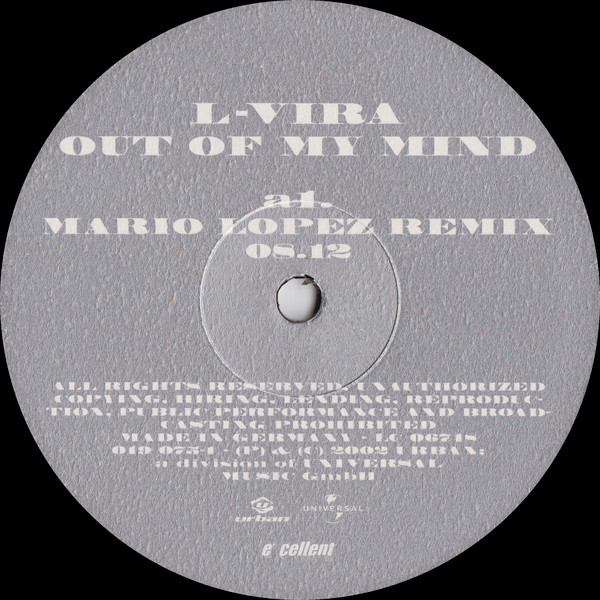 L-Vira - Out Of Your Mind (Part 01) | Urban (019 075-1) - 3