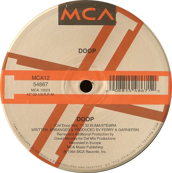 Doop - Doop | MCA Records (MCA 12 54867) - 2