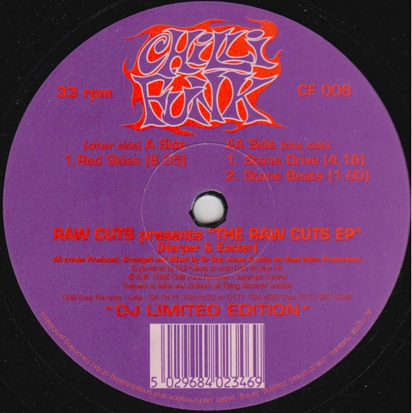 Raw Cuts - The Raw Cuts EP | Chillifunk Records (CF 008)