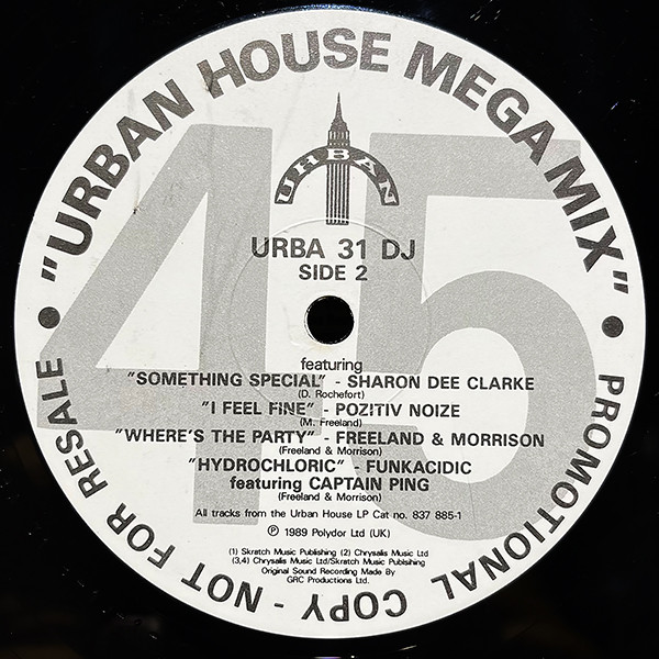 Sharon Dee Clarke - Something Special | Urban (URBA 31 DJ) - 2