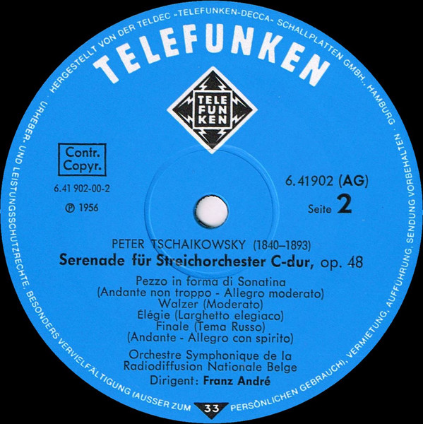 Karneval Der Tiere / Serenade Für Streichorchester C-dur