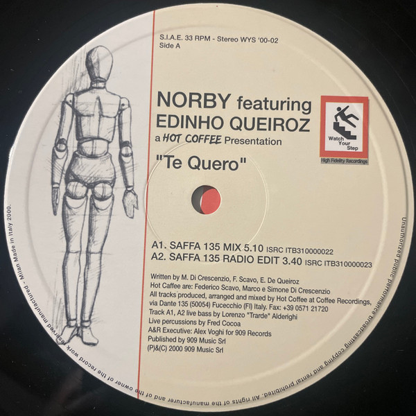 Norby Feat. Edinho Queiroz - Te Quero | Watch Your Step! (WYS 00-02) - 3 Norby Feat. Edinho Queiroz - Te Quero | Watch Your Step! (WYS 00-02) - 3