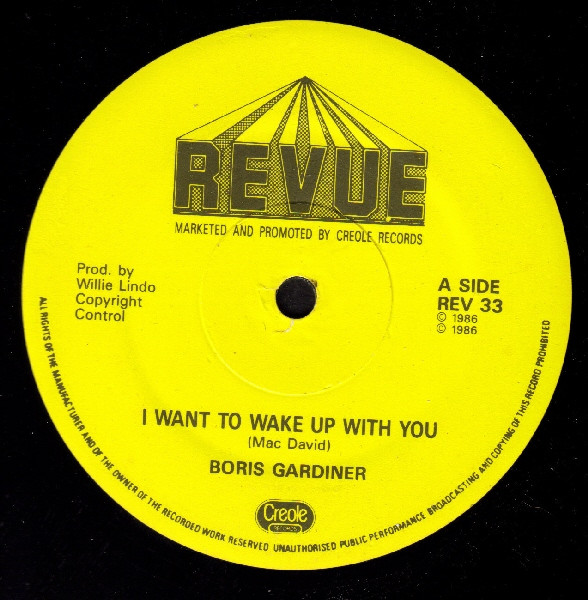 Boris Gardiner - I Want To Wake Up With You | Revue Records (REV 33) - main Boris Gardiner - I Want To Wake Up With You | Revue Records (REV 33) - main