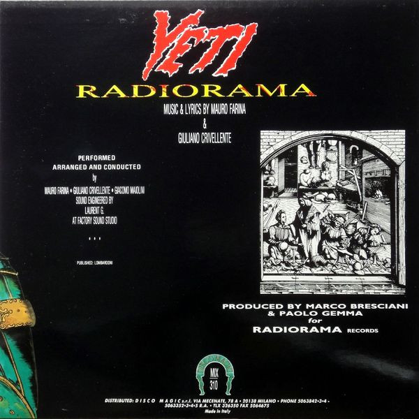 Radiorama - Yeti | Discomagic Records (MIX 310) - 2