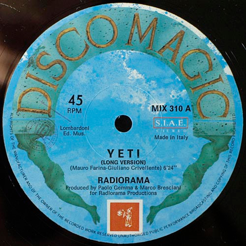 Radiorama - Yeti | Discomagic Records (MIX 310) - 3