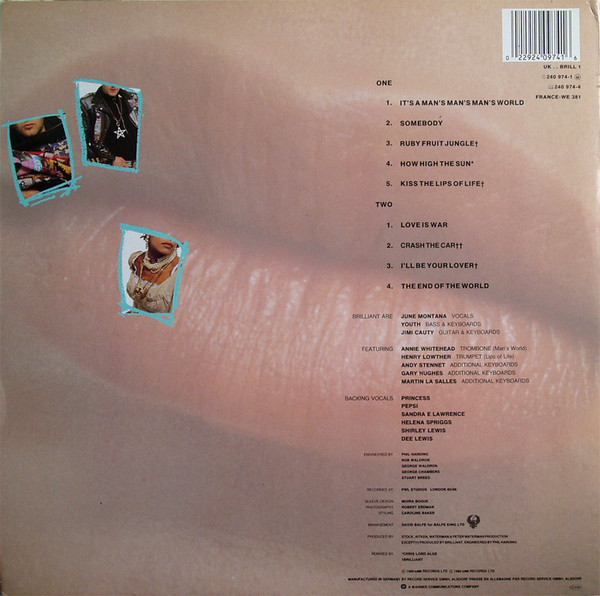 Brilliant - Kiss The Lips Of Life | WEA (BRILL 1) - 2