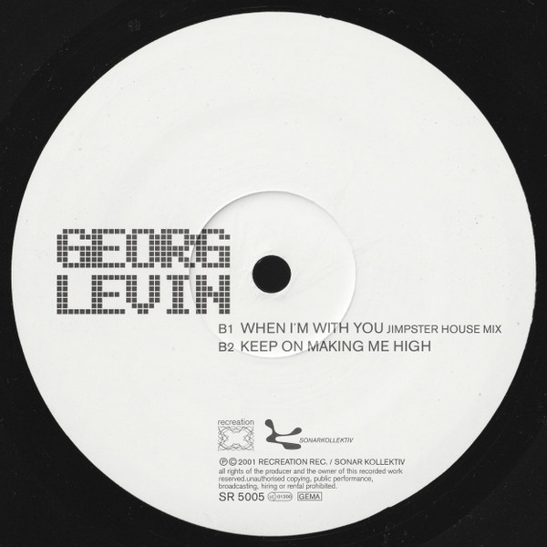 Georg Levin - When I'm With You | Recreation Recordings (SR 5005) - 4