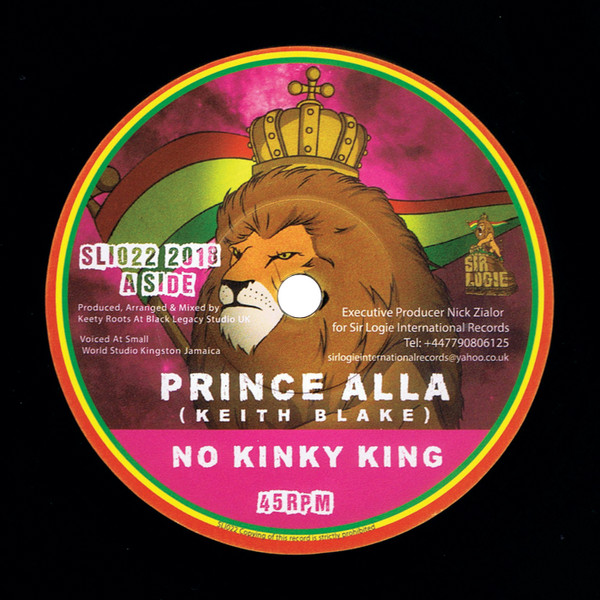 Prince Alla - No Kinky King | Sir Logie International Records (SLI022) - main