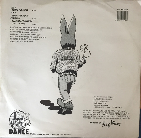 Jive Bunny And The Mastermixers - Swing The Mood | Music Factory (MFDT 001) - 4 Jive Bunny And The Mastermixers - Swing The Mood | Music Factory (MFDT 001) - 4