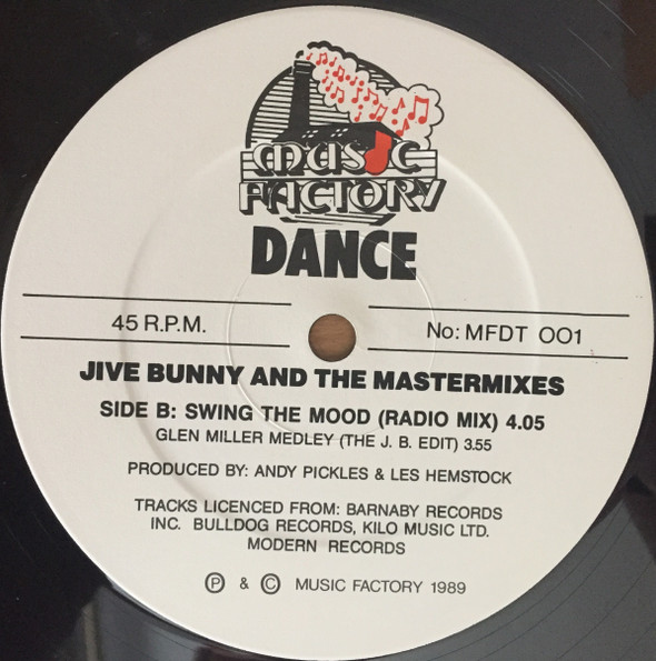 Jive Bunny And The Mastermixers - Swing The Mood | Music Factory (MFDT 001) - 3 Jive Bunny And The Mastermixers - Swing The Mood | Music Factory (MFDT 001) - 3