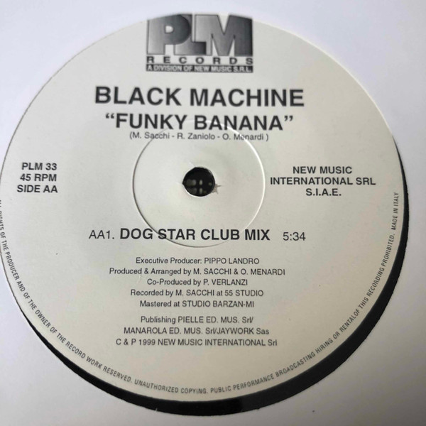 Black Machine - Funky Banana | PLM Records (PLM 33) - 4 Black Machine - Funky Banana | PLM Records (PLM 33) - 4