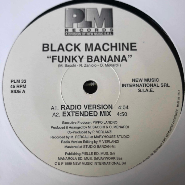 Black Machine - Funky Banana | PLM Records (PLM 33) - 3 Black Machine - Funky Banana | PLM Records (PLM 33) - 3