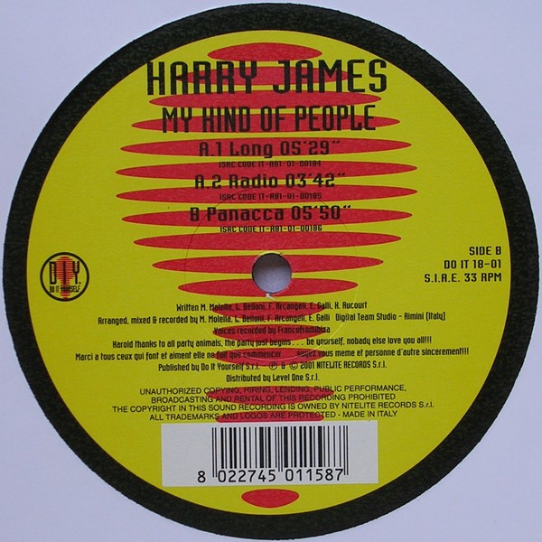 Harry James - My Kind Of People | Do It Yourself (DO IT 18-01) - 3 Harry James - My Kind Of People | Do It Yourself (DO IT 18-01) - 3