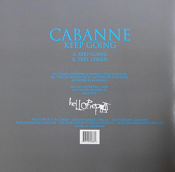 Cabanne - Keep Going | Hello? Repeat (HELLO011) - 2