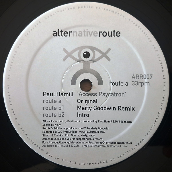 Paul Hamill - Access Psycatron | Alternative Route Recordings (ARR007) - 2 Paul Hamill - Access Psycatron | Alternative Route Recordings (ARR007) - 2