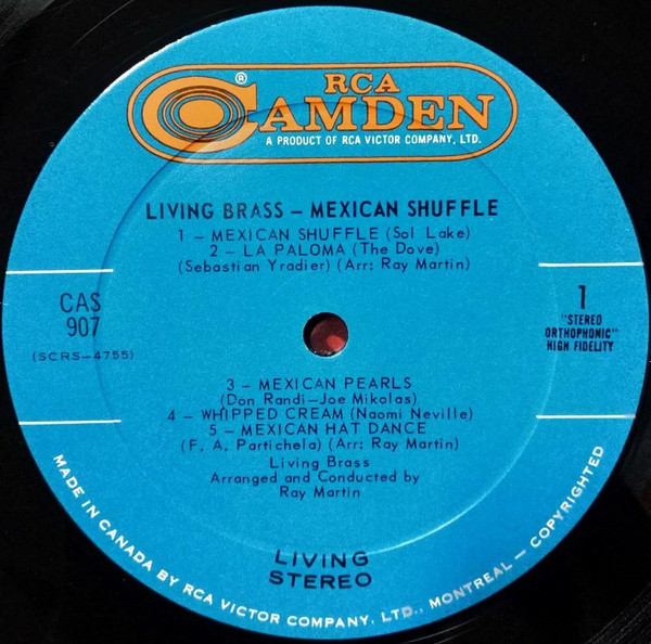 Living Brass - Mexican Shuffle | RCA Camden (CAS-907) - 3 Living Brass - Mexican Shuffle | RCA Camden (CAS-907) - 3