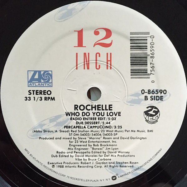 Rochelle - Who Do You Love | Atlantic (0-86590) - 3 Rochelle - Who Do You Love | Atlantic (0-86590) - 3