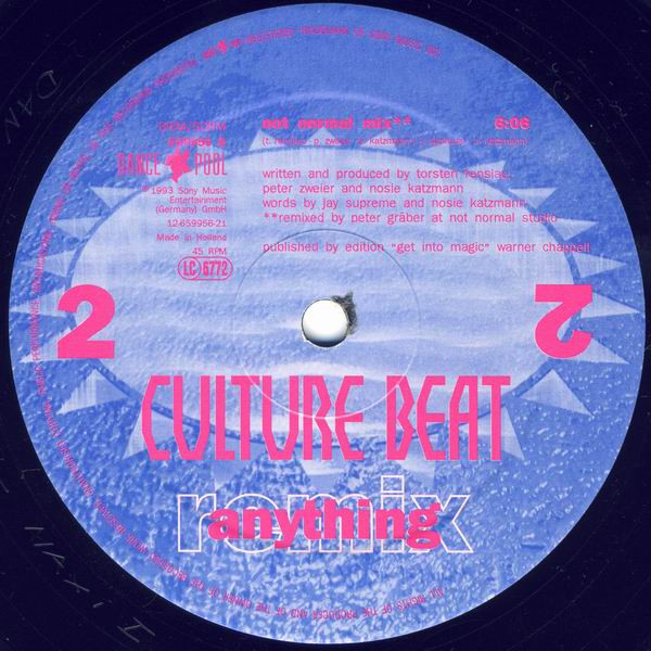 Culture Beat - Anything (Remixes) | Dance Pool (659956 8) - 4