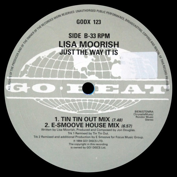 Lisa Moorish - Just The Way It Is | Go! Beat (GODX 123) - 4