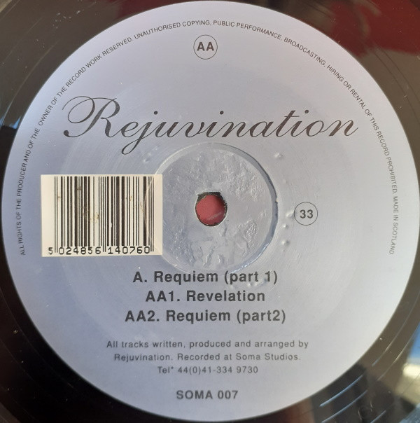 Rejuvination - Requiem | Soma Quality Recordings (SOMA 007)