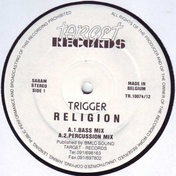 Trigger - Religion | Target Records (TR.10074/12) - main Trigger - Religion | Target Records (TR.10074/12) - main