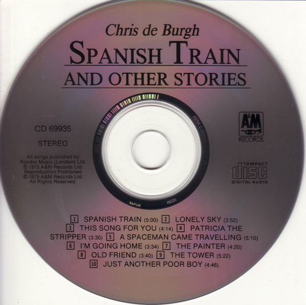 Chris de Burgh - Spanish Train And Other Stories | A&M Records (CD 69935) - 2 Chris de Burgh - Spanish Train And Other Stories | A&M Records (CD 69935) - 2