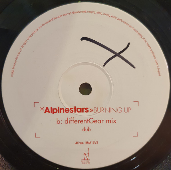 Alpinestars - Burning Up | Riverman Records (RMR15VS) - 3