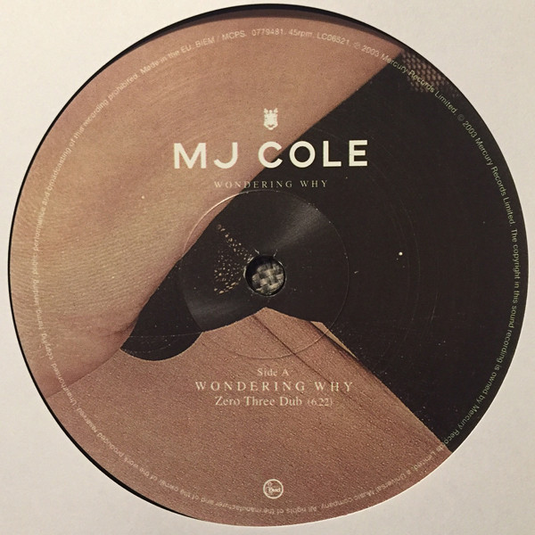 MJ Cole - Wondering Why | Talkin' Loud (0779481) - 2