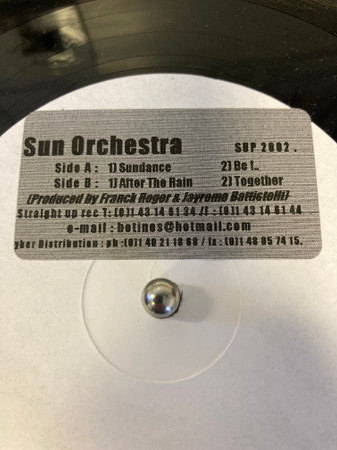 Sun Orchestra - Sundance EP | Straight-Up (SUP 2002)