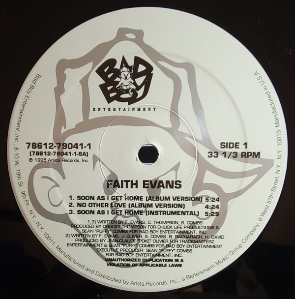 Faith Evans - Soon As I Get Home | Bad Boy Entertainment (78612-79041-1) - 3 Faith Evans - Soon As I Get Home | Bad Boy Entertainment (78612-79041-1) - 3