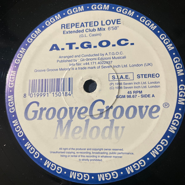 A.T.G.O.C. - Repeated Love | Groove Groove Melody (GGM 98.67) - main A.T.G.O.C. - Repeated Love | Groove Groove Melody (GGM 98.67) - main