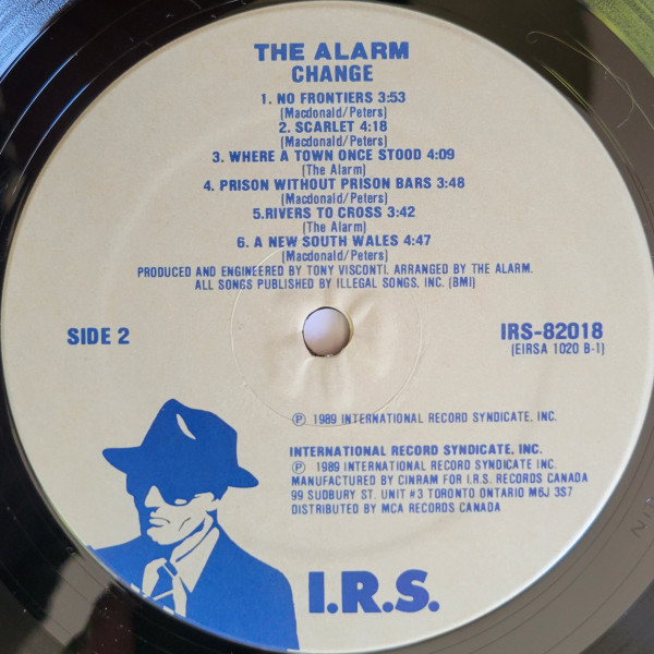 The Alarm - Change | I.R.S. Records (IRS-82018) - 4