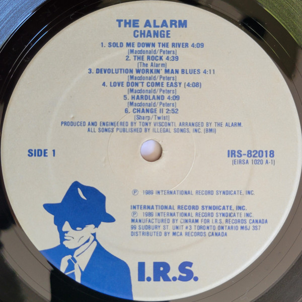 The Alarm - Change | I.R.S. Records (IRS-82018) - 3