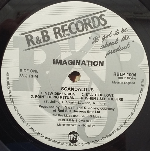 Imagination - Scandalous | R & B Records (RBLP 1004) - 3