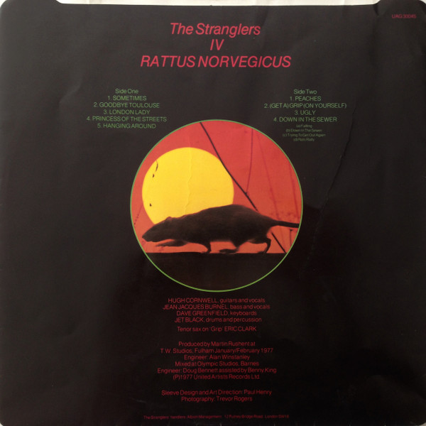 The Stranglers - Stranglers IV (Rattus Norvegicus) | United Artists Records (UAG 30045) - 6