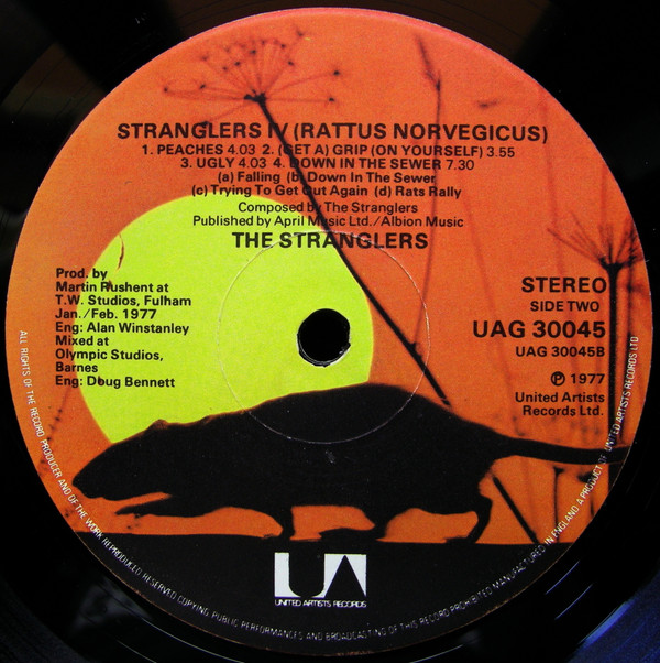 The Stranglers - Stranglers IV (Rattus Norvegicus) | United Artists Records (UAG 30045) - 4