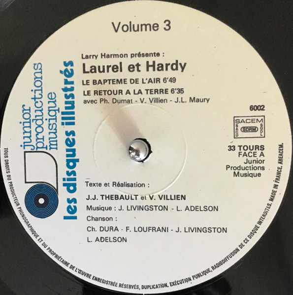 Various - Laurel Et Hardy / Mister Magoo | Junior Productions Musique (6002) - 3 Various - Laurel Et Hardy / Mister Magoo | Junior Productions Musique (6002) - 3
