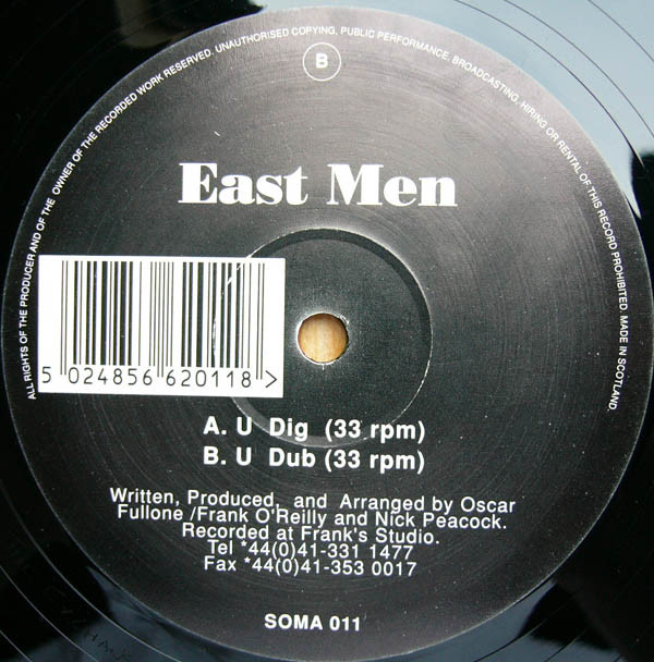East Men - U Dig | Soma Quality Recordings (SOMA 011) - main