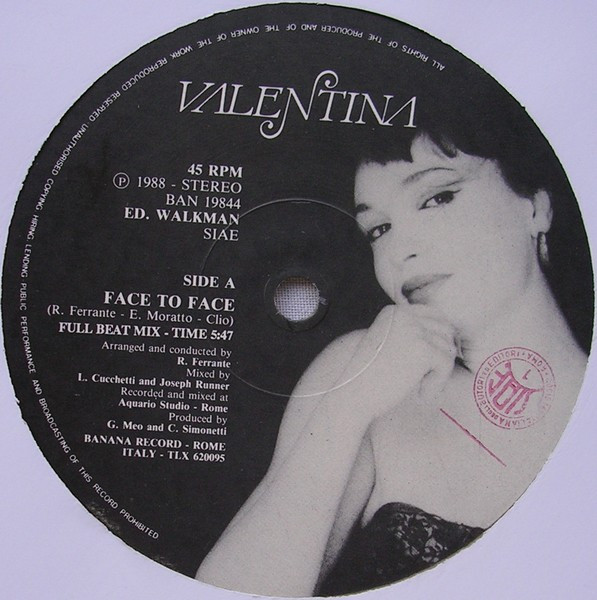 Valentina - Face To Face | Banana Records (BAN 19844) - 2