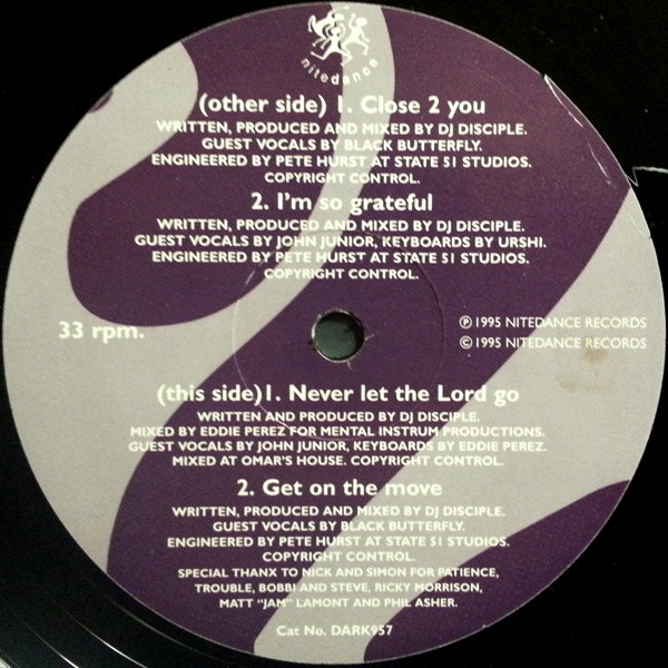 DJ Disciple Presents Music Of Congregation - The Chapel Noise E.P. | Nitedance Records (DARK957) - 2 DJ Disciple Presents Music Of Congregation - The Chapel Noise E.P. | Nitedance Records (DARK957) - 2