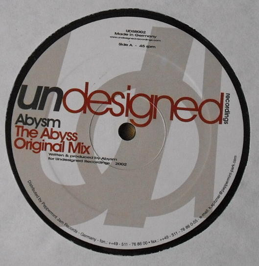 Abysm - The Abyss | Undesigned Recordings (UDSR 002) - main
