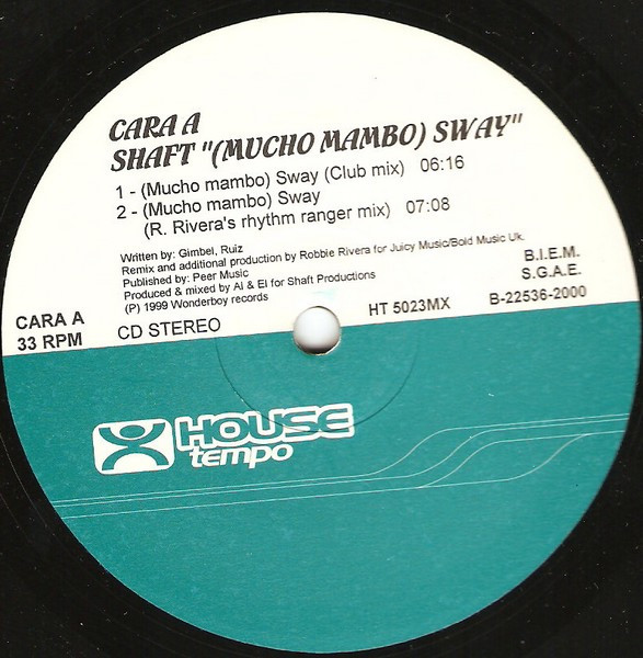 Shaft - (Mucho Mambo) Sway | House Tempo (HT 5023MX) - 3 Shaft - (Mucho Mambo) Sway | House Tempo (HT 5023MX) - 3