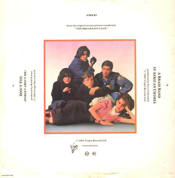 Simple Minds - Don't You (Forget About Me) | Virgin (VINX 87) - 2